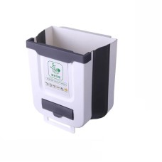 Kitchen Trash Can Portable Foldable Large Car Waste Bin For Bathroom Kitchen Cabinet Door Wall-mounted Kitchen Storage Boxes
