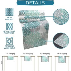 Colorful Dahila Flower Linen Table Runners Kitchen Table Decoration Washable Dining Table Runners Wedding Party Table Decor