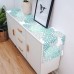 Colorful Dahila Flower Linen Table Runners Kitchen Table Decoration Washable Dining Table Runners Wedding Party Table Decor