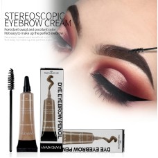 Handaiyan Styled Eyebrow Gel Waterproof and Non Halogenic Liquid Eyebrow Dyeing Cream Wild Eyebrow Holder