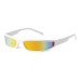 Fashion Mirror Sport Sunglasses Women Men Rectangle Narrow Shade Eyewear Male Punk Cycling Driving Sun Glasses Female