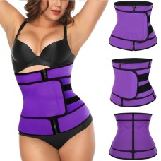 Velcro zipper waist tightening belt for waist training, waist protection, sports shaping, waist sweating, and belly wrapping belt