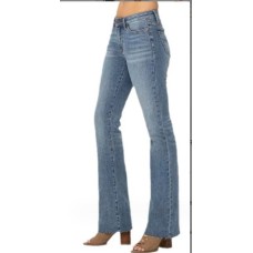 New high waisted slim fit micro flared jeans