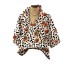 Instagram Hot Selling European and American Women's V-neck Bubble Sleeves Loose Broken pleated T-shirt
