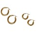 Gold High Polishing Earrings Hot Selling Ear Buckles Trendy Earrings