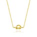 Heart Knot Titanium Steel Non fading Titanium Steel Necklace Women's Fashion Versatile Necklace