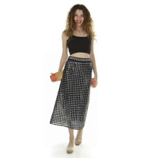 Sexy Mesh Sparkling Diamond Decorative Maxi Skirts Women Black Beading Straight Long Slim Skirt Elegant Party Club Evening Shirt