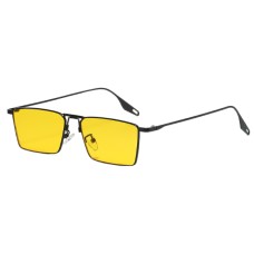 Box metal sunglasses for men and women driving sunglasses