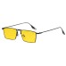 Box metal sunglasses for men and women driving sunglasses
