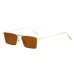 Box metal sunglasses for men and women driving sunglasses
