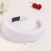 New hairband sponge thickened and widened headband high skull top hair clip mesh red wide edge pressed hair headwear for women