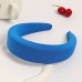 New hairband sponge thickened and widened headband high skull top hair clip mesh red wide edge pressed hair headwear for women