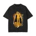 New Pirate King Lufei European and American Washed Old Vintage Short sleeved T-shirt American High Street Top