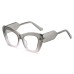 Thick frame, wide legged cat's eye sunglasses, men's and women's glasses, flat light