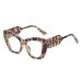 Thick frame, wide legged cat's eye sunglasses, men's and women's glasses, flat light