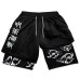 Dragon Ball Series Shorts 3D Digital Printed Adult Double Layer Beach Pants