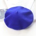 Beret wool knitted hat women's retro warm hat woolen beret