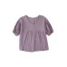 Textured Bubble Sleeves Top