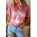 Fiery Red Nashville Music City Graphic Mineral Washed Tee Fiery Red Nashville Music City Graphic Mineral Washed Tee