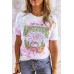SAY YES TO ADVENTURE Tie-dye Print Tee