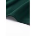 Green Split Neck Pleated Loose Top