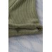 Carbon Grey Twist Short Sleeve Corded V Neck Top