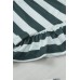 Sea Green Striped V Neck Ruffle Sleeve Top Sea Green Striped V Neck Ruffle Sleeve Top