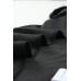 Black Leopard Color Block Cut Out Short Sleeve Top