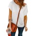 Brown Pocketed Tee with Side Slits