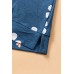 Blue Floral Pattern T-shirt