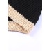 Black Contrast Trim Open Front Lantern Sleeves Cardigan Black Contrast Trim Open Front Lantern Sleeves Cardigan