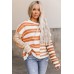 Rose Red Blocked Drop Shoulder Slouchy Sweater Rose Red Blocked Drop Shoulder Slouchy Sweater