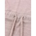 Pink Tunic Back Open Front Cardigan with Pockets
