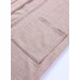 Pink Tunic Back Open Front Cardigan with Pockets