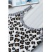 Cheetah Striped Patchwork Low-Back Cut Tank Top