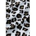 Cheetah Striped Patchwork Low-Back Cut Tank Top