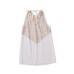 Spotted Print Splice Halter Tank