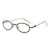 Full diamond oval frame sunshade sunglasses