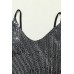 Gray Sequin Tank Top