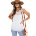 White Polka Dot Lace Ruffled Tank Top White Polka Dot Lace Ruffled Tank Top