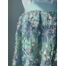 Hollow Embroidery Vintage Long Skirt High Quality Flower Luxury Skirt Large Hem Elegant Party Fairy Style Women Clothes
