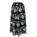 Hollow Embroidery Vintage Long Skirt High Quality Flower Luxury Skirt Large Hem Elegant Party Fairy Style Women Clothes
