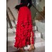 Solid Elegant Hollow Out Skirt For Women High Waist Patchwork Zipper Temperament Skirts Female Fashion Style New