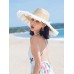 New Summer Vintage Fringed Straw Hat 10cm Wide Brim Jazz Hat Beach Panama Sun Hat Women Holiday Bonnet Enfant Derby Cap Fadora