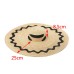 New Patch Large Brim Straw Hat Ladies Flat Top Oversized Beach Hat Sun Hat Fashion Fadora Hat For Woman Catwalk Straw Hat Cape