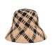 Vintage Raffia Straw Boater Hat Bucket For Women Fashion Foldable Designer Custom Luxury Crochet Beach Sun Hat Chapeau Homme Ete