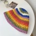 New Color Fisherman Hat Bucket Hats Japanese Summer Sunscreen Fashion Casual Paper Straw Top Cap Foldable Women Designer Sun Hat