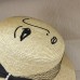 New Vintage Summer Fashion Lace Bow Wide Brim Nature Straw Sunhat Lady Korean Designer Boater Women Hats Fashionable Luxury Hat