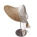 New Summer Raffia Grass Straw Hat Women Empty Top Visor Sun Protection Hat Fashion Bow Beach Hat Luxury Ribbon Cap Wholesale