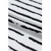 Black Retro Striped Casual Long Sleeve Top